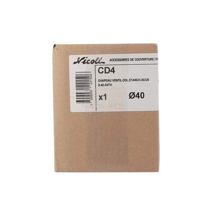 Chap.vent.a/plomb gris nicoll cd 40