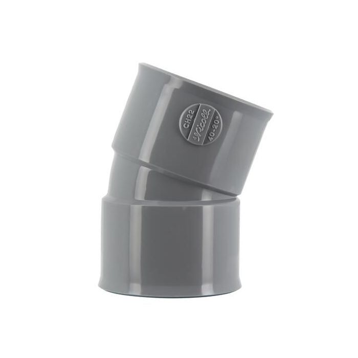 Coude pvc nicoll 40/20? ff ch22