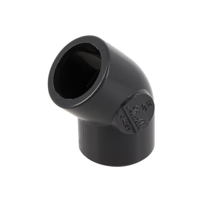 Coude pres.pvc nicoll 20/45?ff c420f