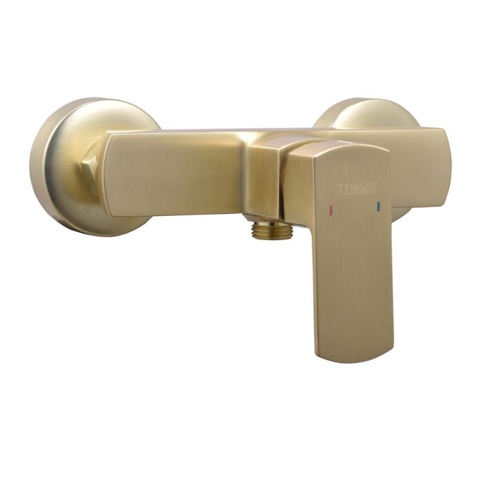 Mitigeur pour douche DOUR laiton brosse - poignée verticale