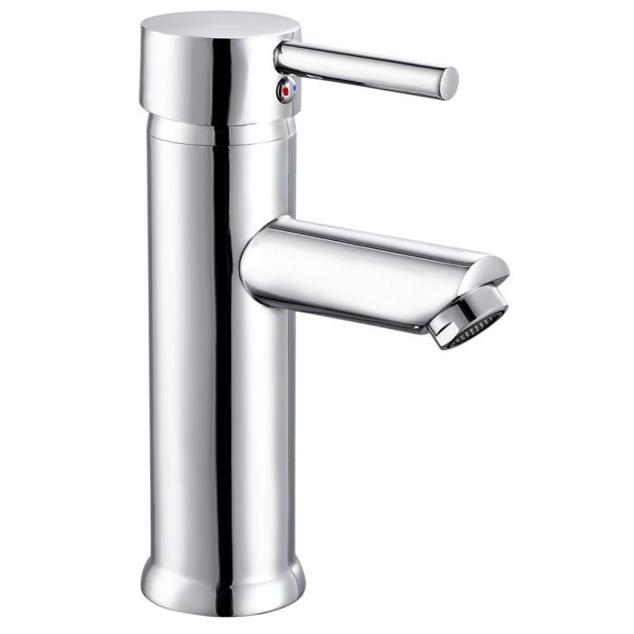 Mitigeur pour lavabo METSI chromé - vidage clic-clac ABS NF
