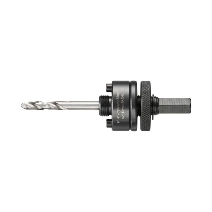 Axe pour scies cloches 32 à 210mm (mandrins de 13mm)