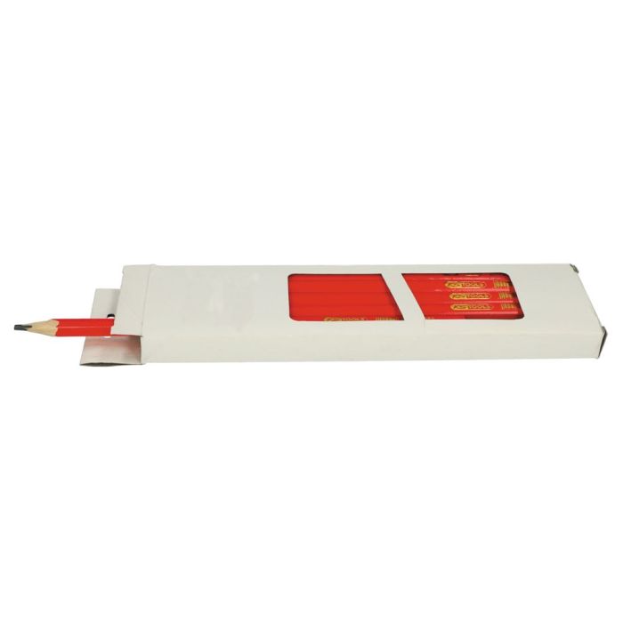 Crayons de charpentier, L.250 mm - la boîte de 12 crayons