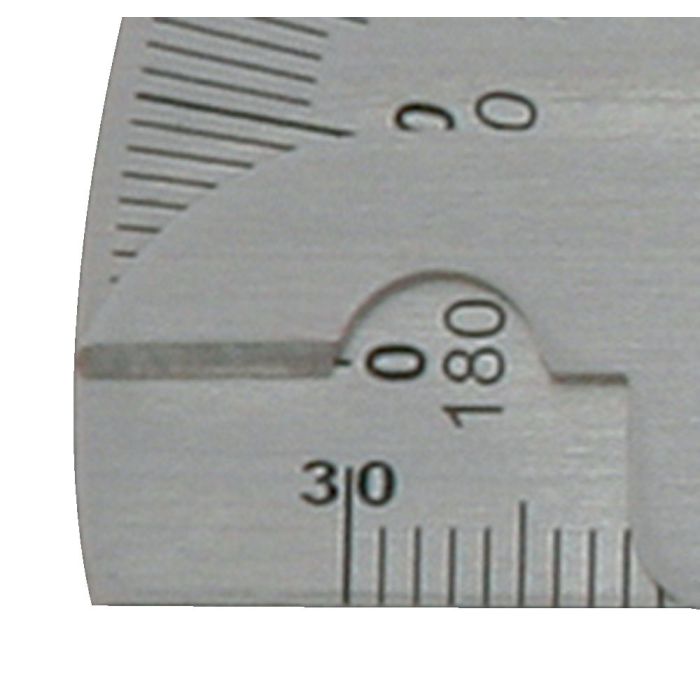 Reglet d'angle en inox, L.220 mm
